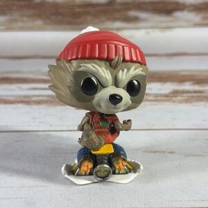 Funko Pop Marvel Rocket Holiday #531 Vinyl Bobblehead Figure Christmas – Used